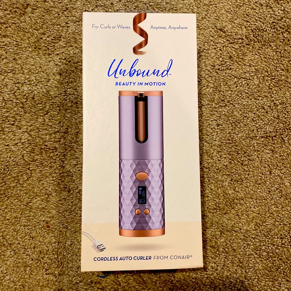 Unbound Beauty Cordless Auto Curler MODEL CR510